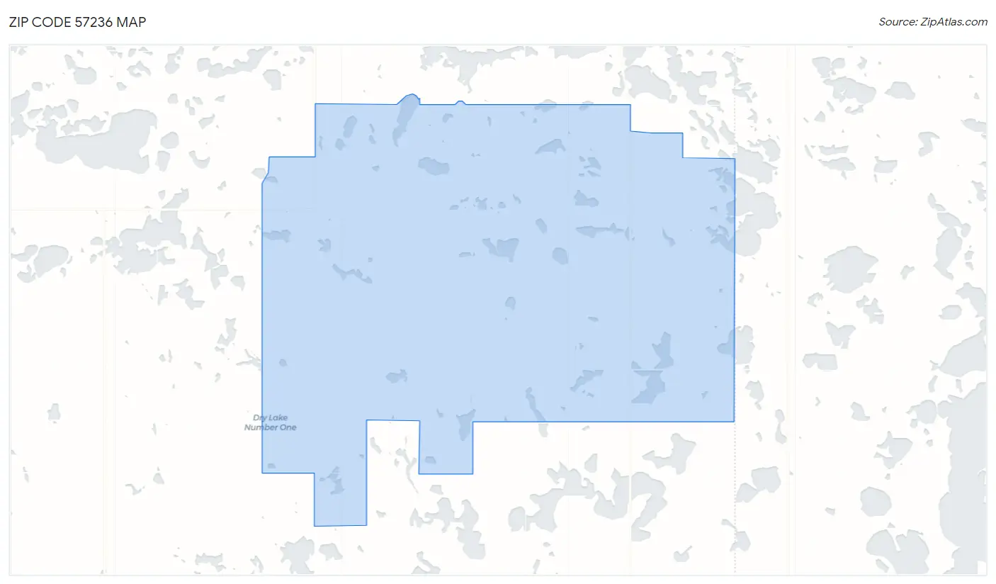 Zip Code 57236 Map