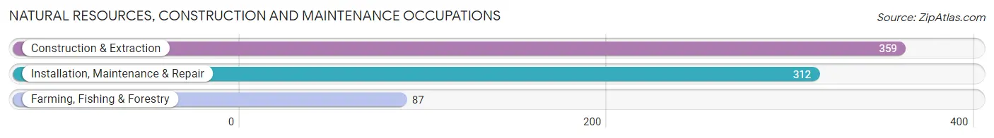 Natural Resources, Construction and Maintenance Occupations in Zip Code 57350