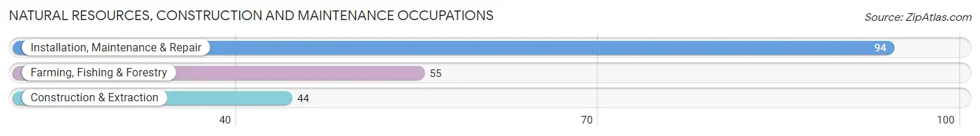 Natural Resources, Construction and Maintenance Occupations in Zip Code 57430