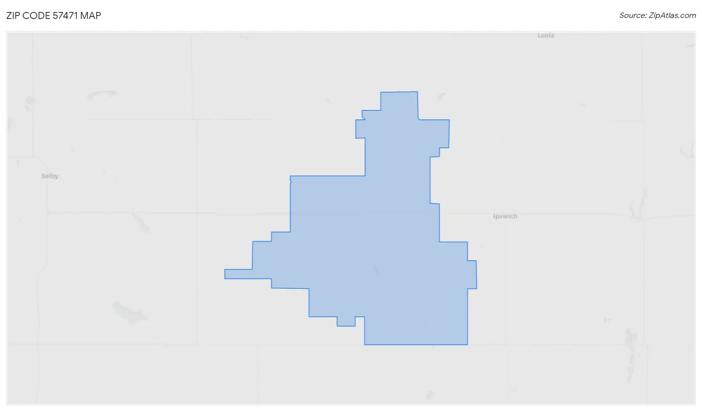 Zip Code 57471 Map