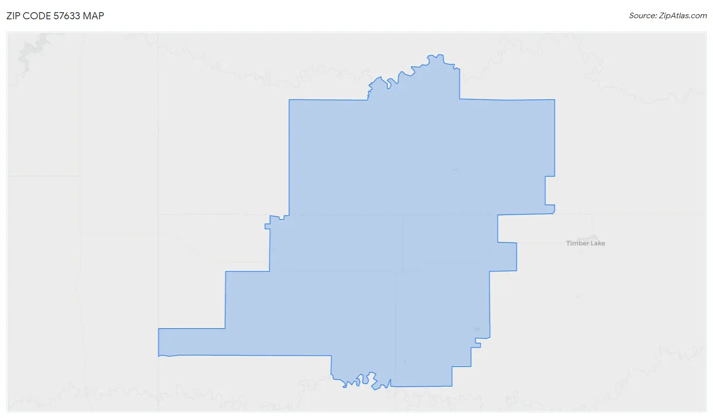 Zip Code 57633 Map