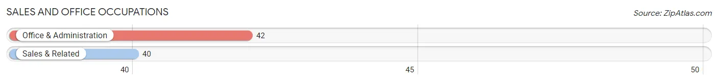 Sales and Office Occupations in Zip Code 58561