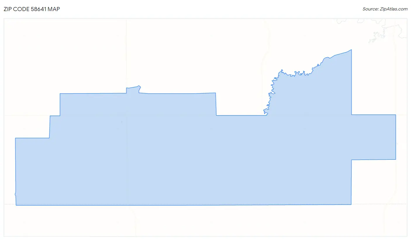 Zip Code 58641 Map