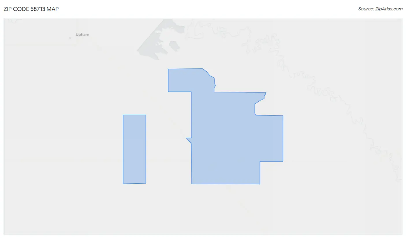 Zip Code 58713 Map