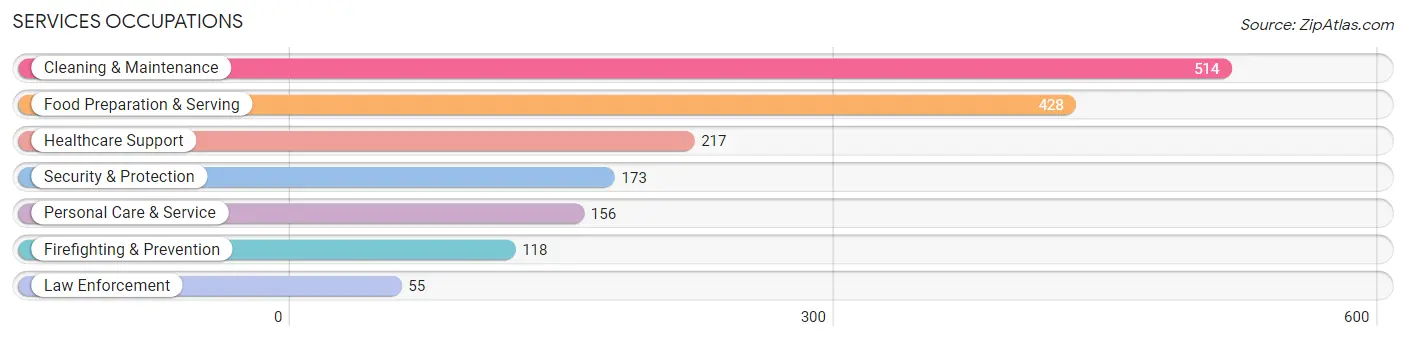 Services Occupations in Zip Code 59047