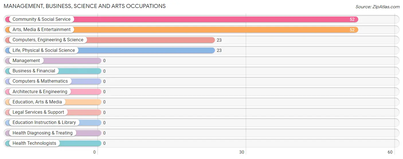 Management, Business, Science and Arts Occupations in Zip Code 59053