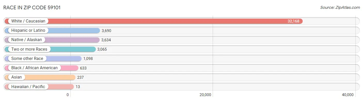 Race in Zip Code 59101