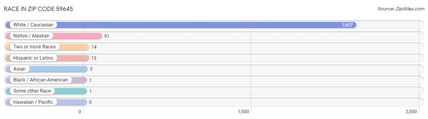 Race in Zip Code 59645