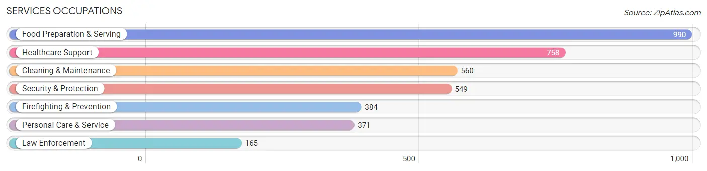 Services Occupations in Zip Code 59701