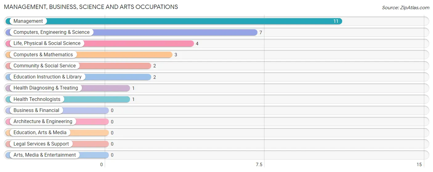 Management, Business, Science and Arts Occupations in Zip Code 59746