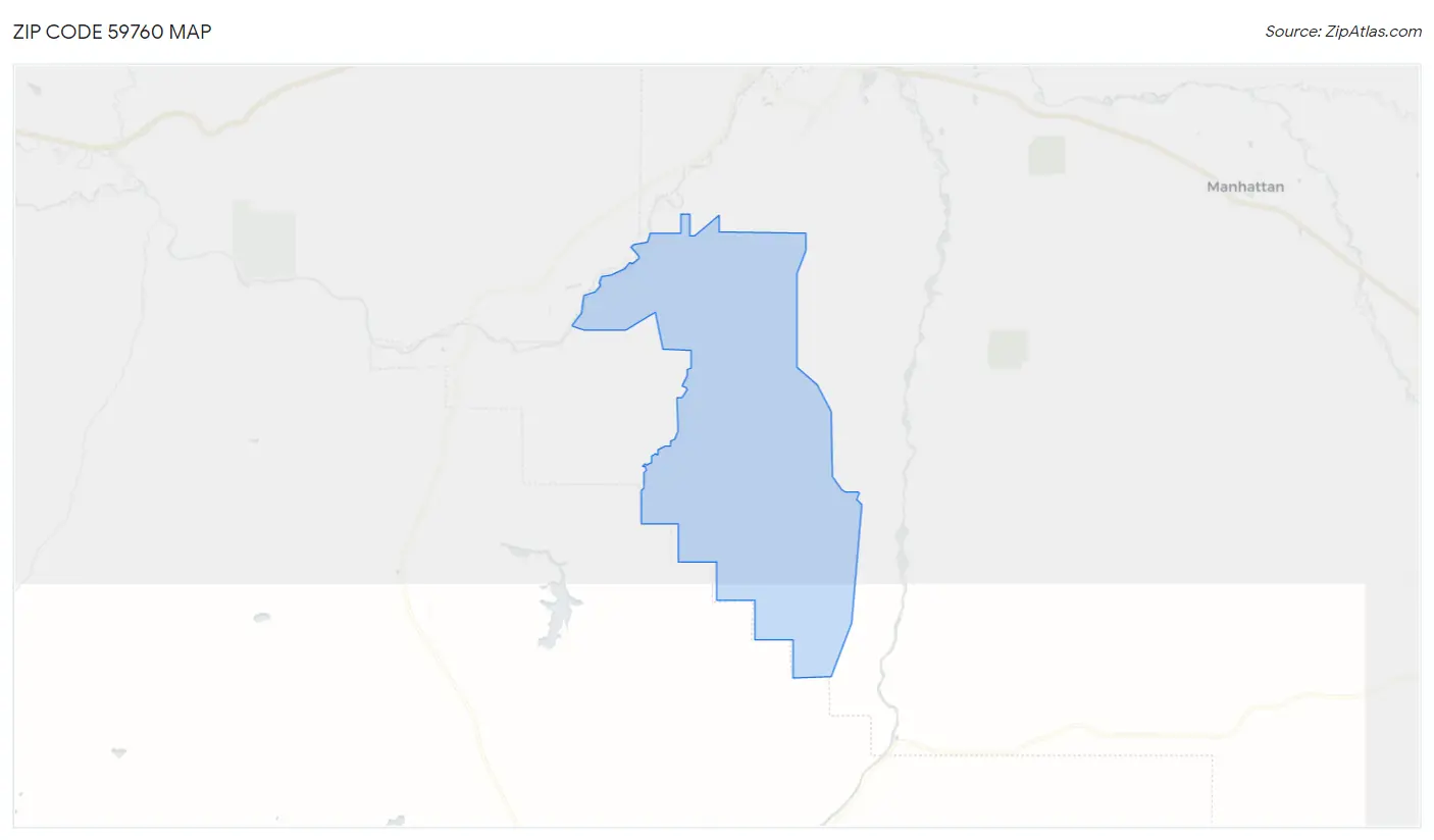Zip Code 59760 Map