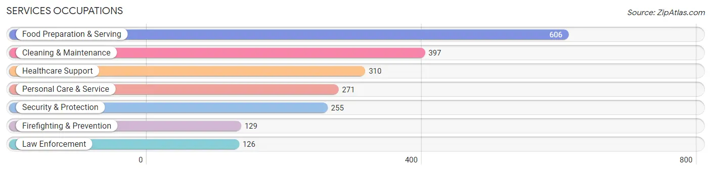 Services Occupations in Zip Code 60178