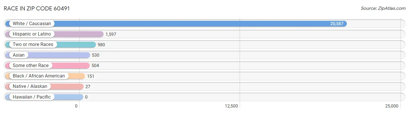 Race in Zip Code 60491