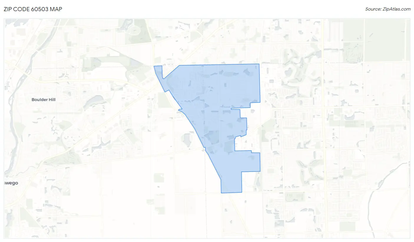 Zip Code 60503 Map