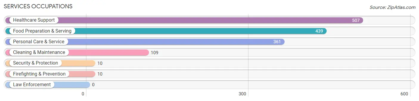 Services Occupations in Zip Code 60527