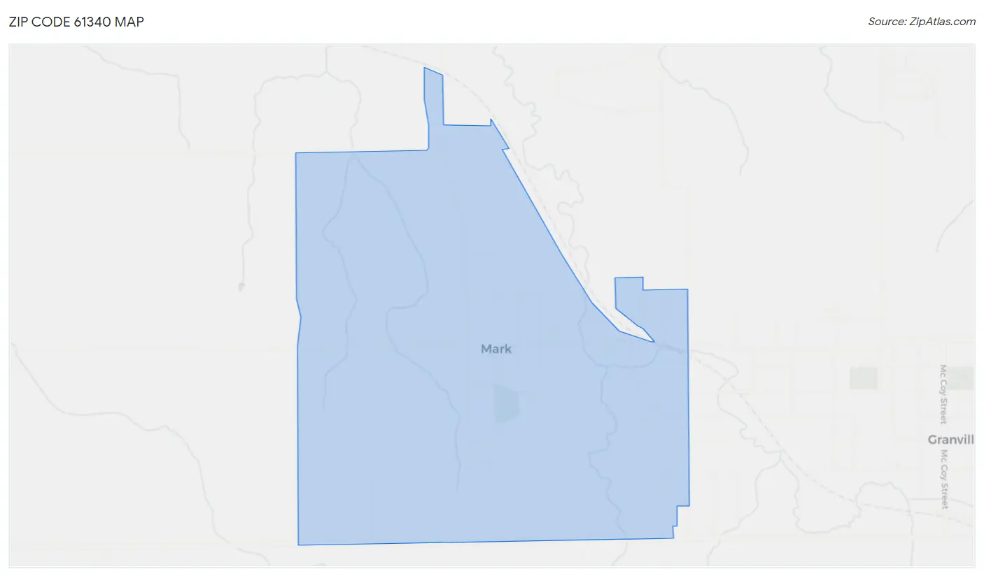 Zip Code 61340 Map