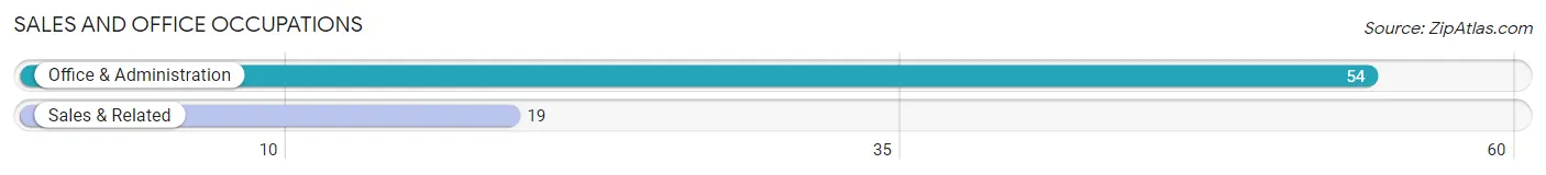Sales and Office Occupations in Zip Code 61453