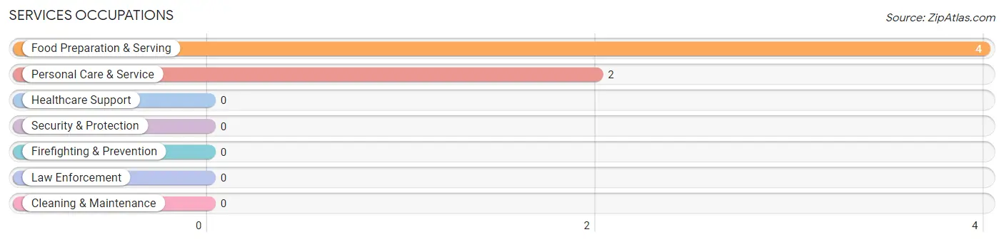 Services Occupations in Zip Code 62374