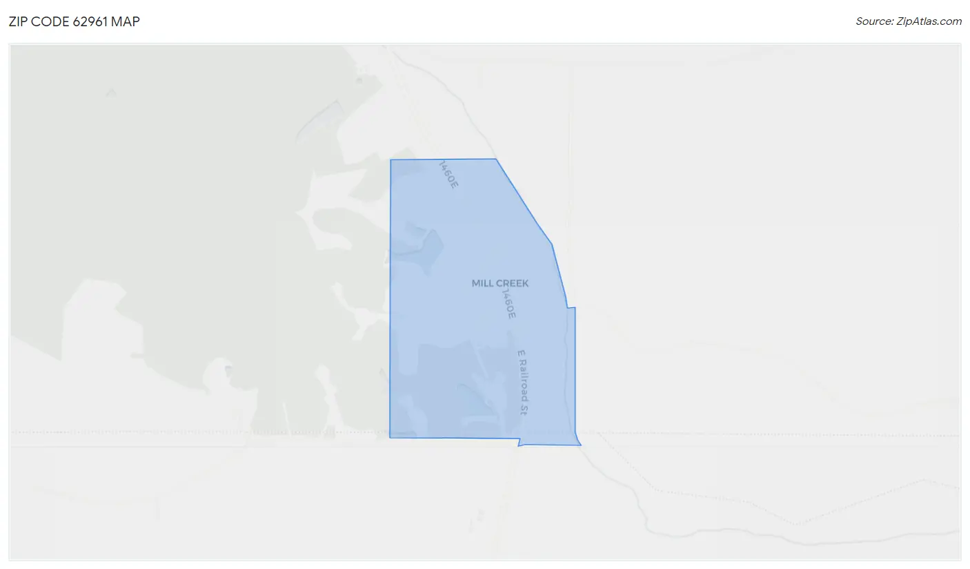 Zip Code 62961 Map