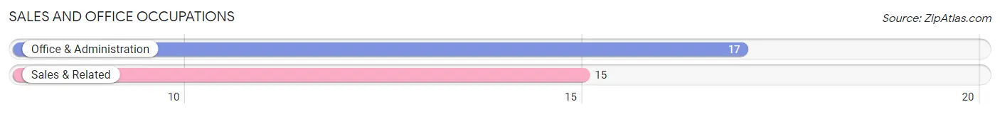 Sales and Office Occupations in Zip Code 63140