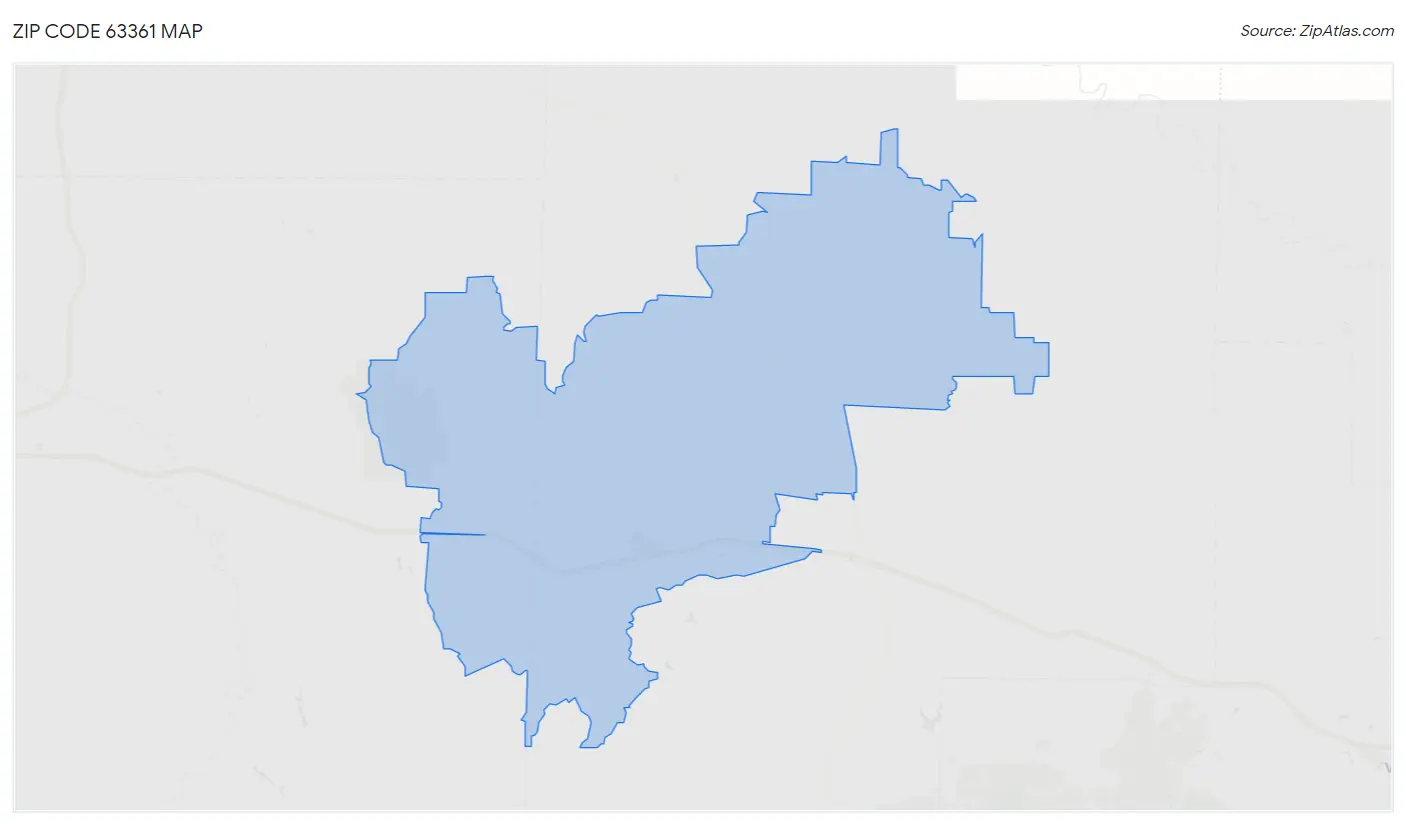 Zip Code 63361 Map