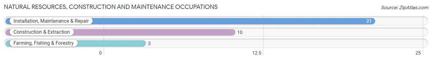 Natural Resources, Construction and Maintenance Occupations in Zip Code 64431