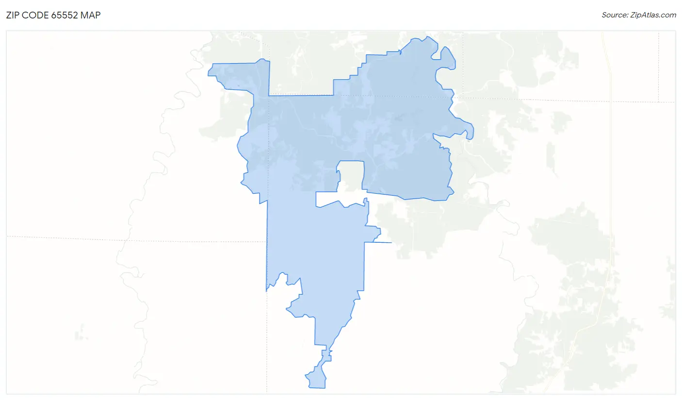 Zip Code 65552 Map