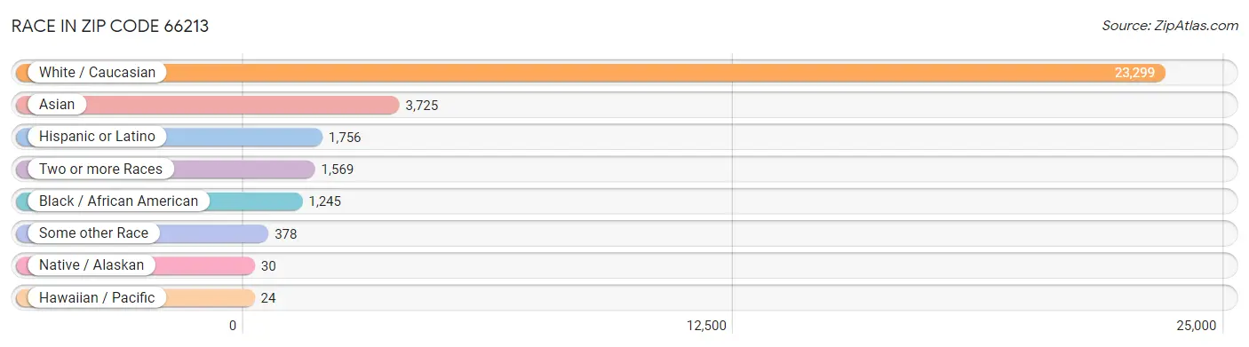 Race in Zip Code 66213
