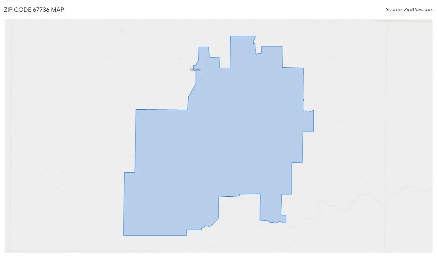 Zip Code 67736 Map