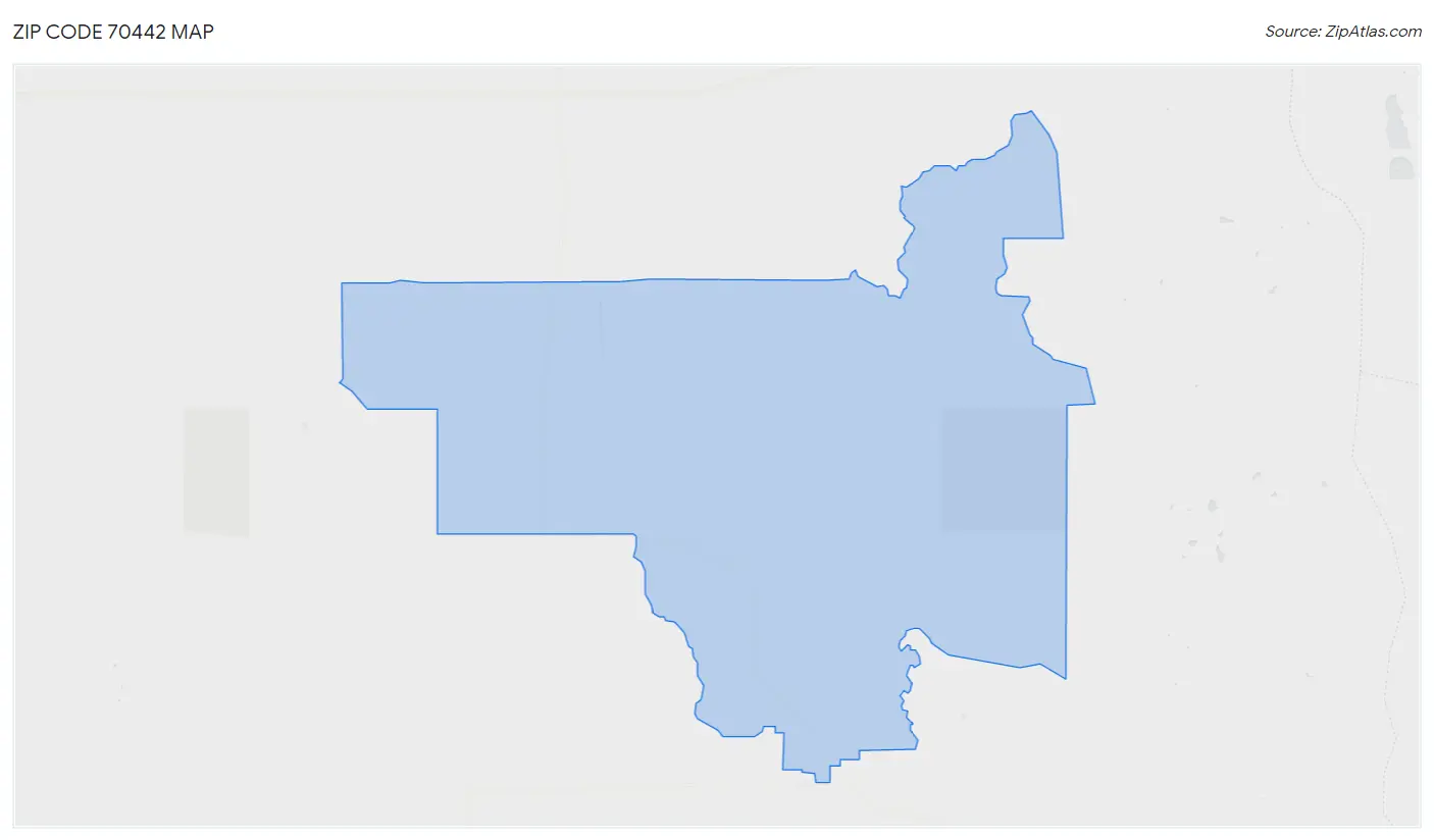 Zip Code 70442 Map