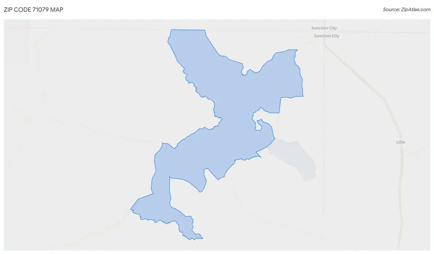 Zip Code 71079 Map