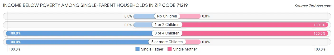 Income Below Poverty Among Single-Parent Households in Zip Code 71219