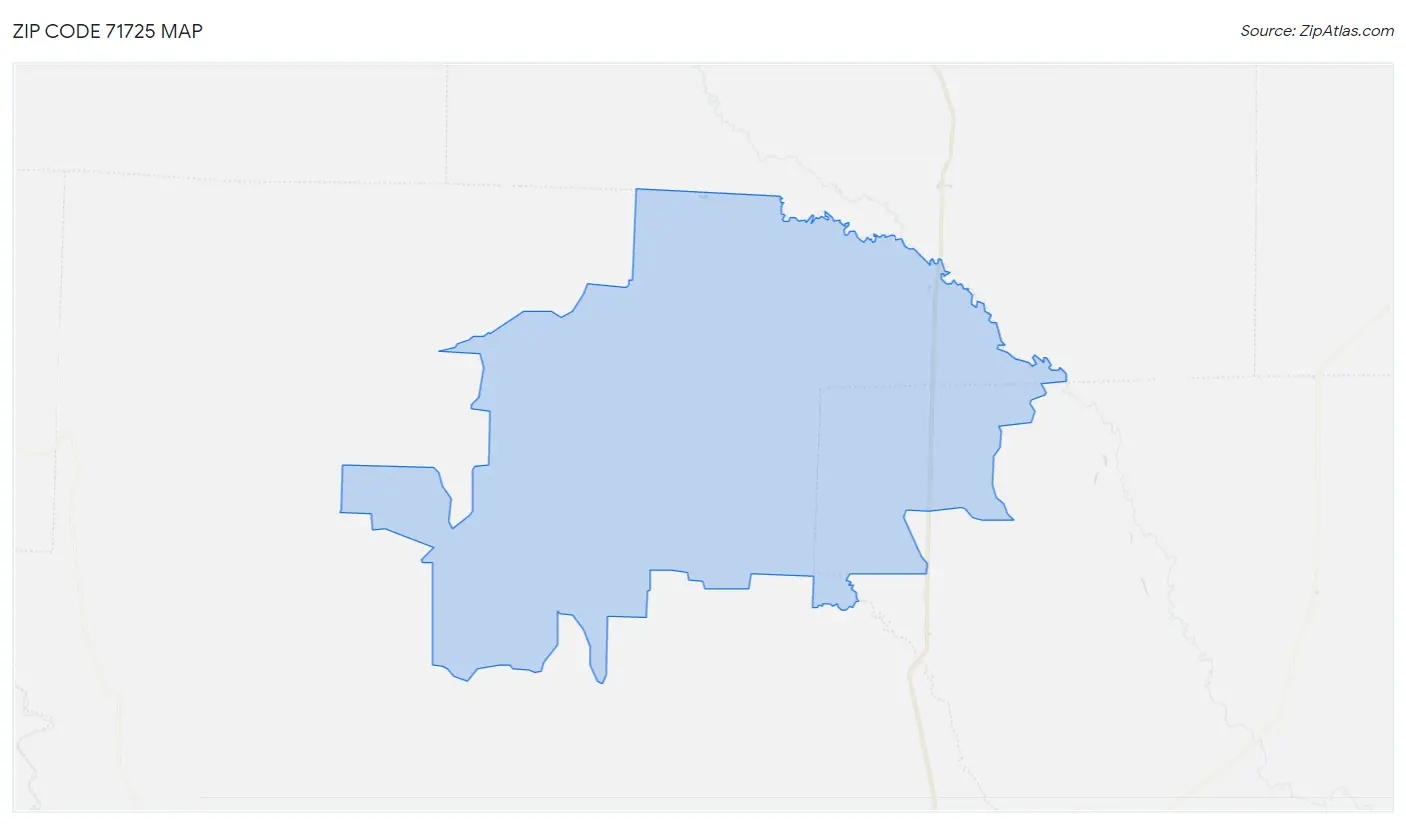 Zip Code 71725 Map