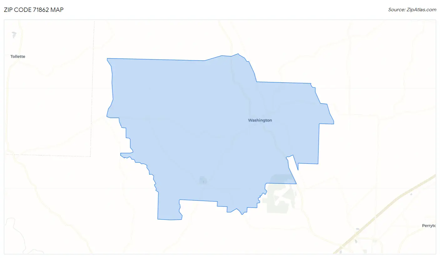 Zip Code 71862 Map