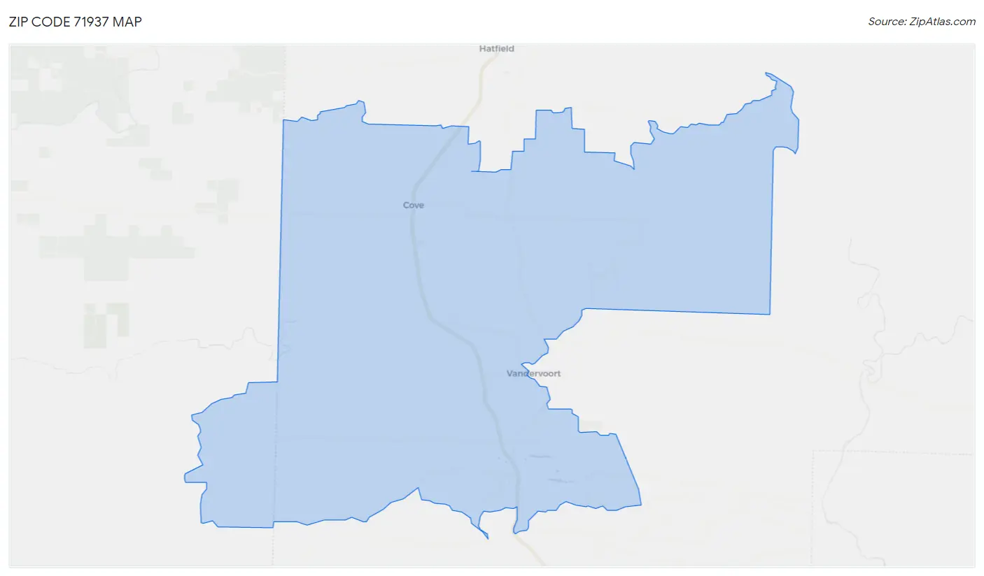 Zip Code 71937 Map