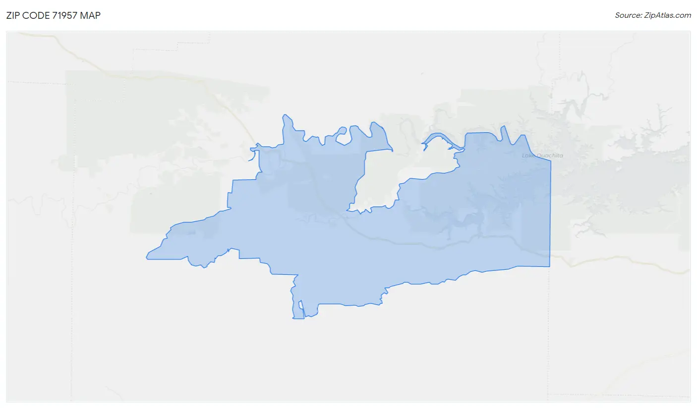 Zip Code 71957 Map