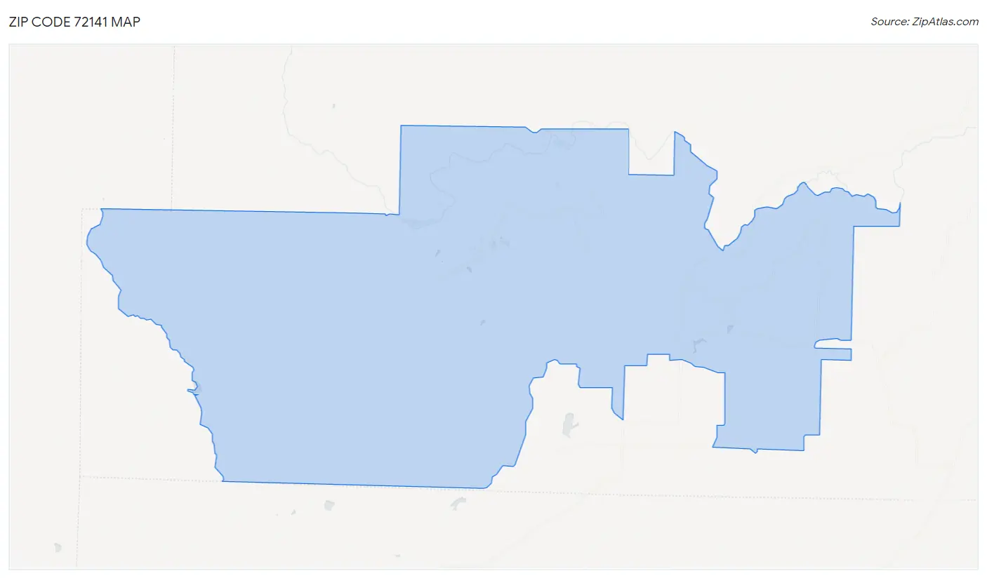 Zip Code 72141 Map