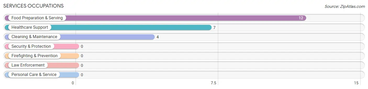 Services Occupations in Zip Code 73063