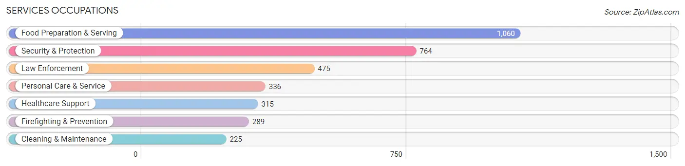 Services Occupations in Zip Code 76131