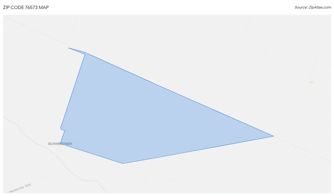 Zip Code 76573 Map