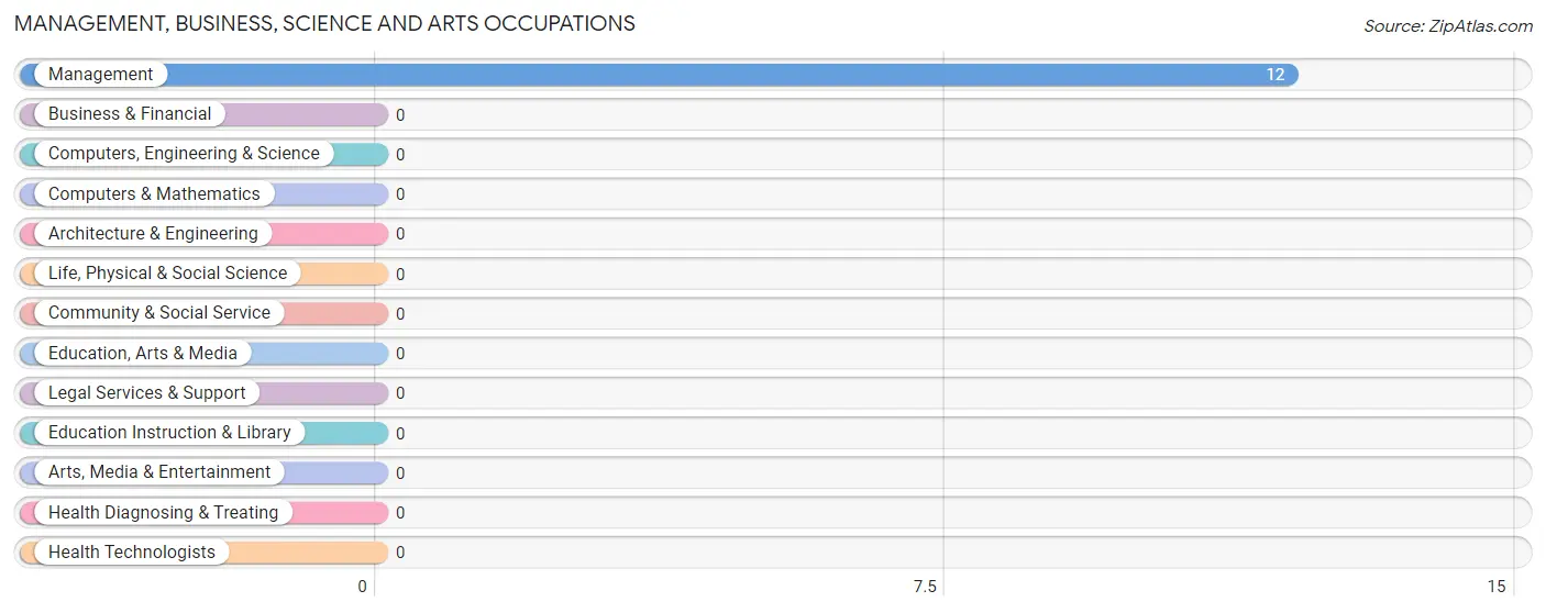 Management, Business, Science and Arts Occupations in Zip Code 76623