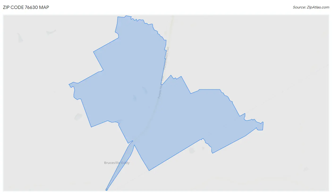 Zip Code 76630 Map