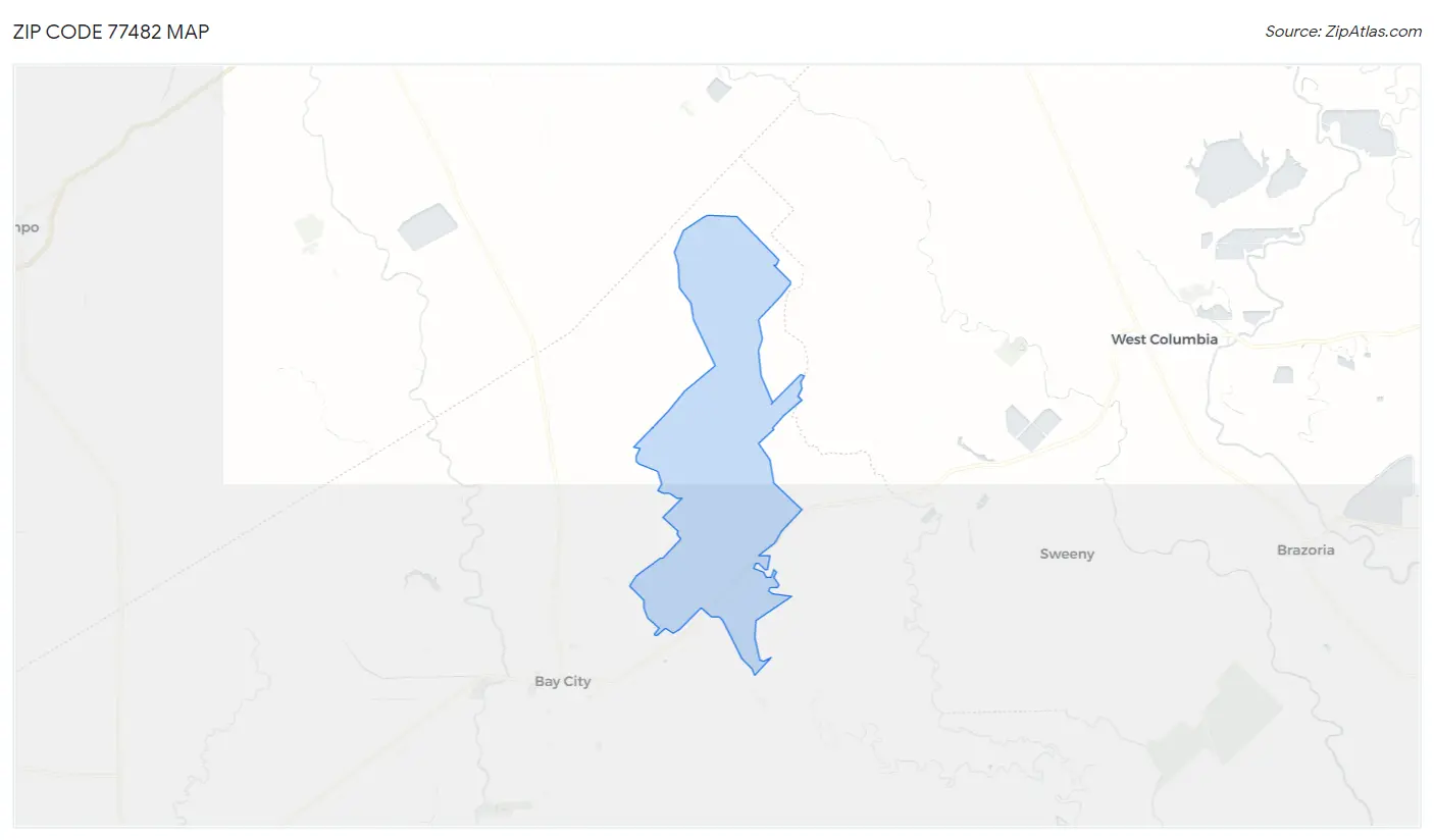 Zip Code 77482 Map