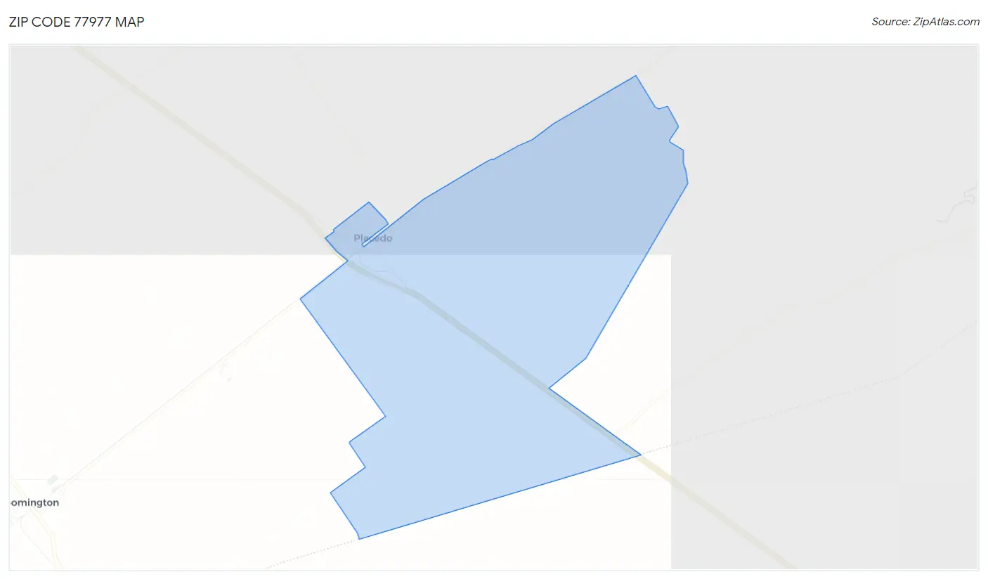 Zip Code 77977 Map