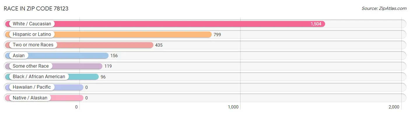 Race in Zip Code 78123