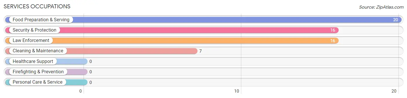 Services Occupations in Zip Code 78159