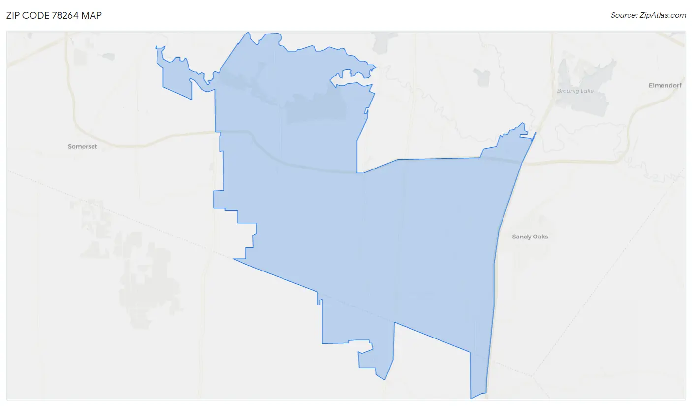 Zip Code 78264 Map