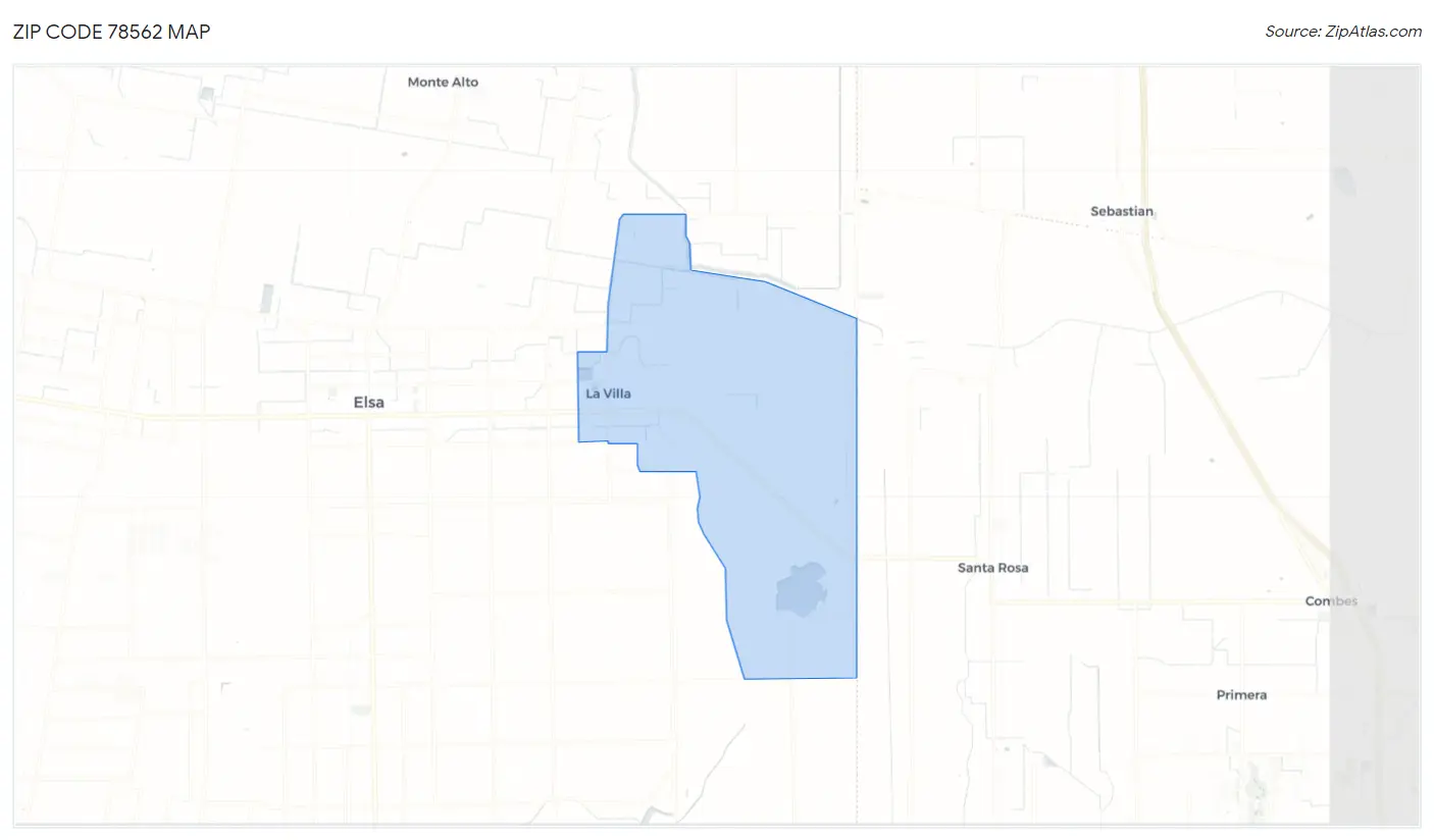 Zip Code 78562 Map