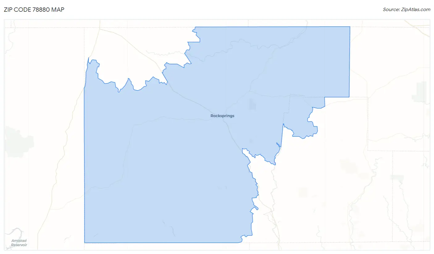 Zip Code 78880 Map