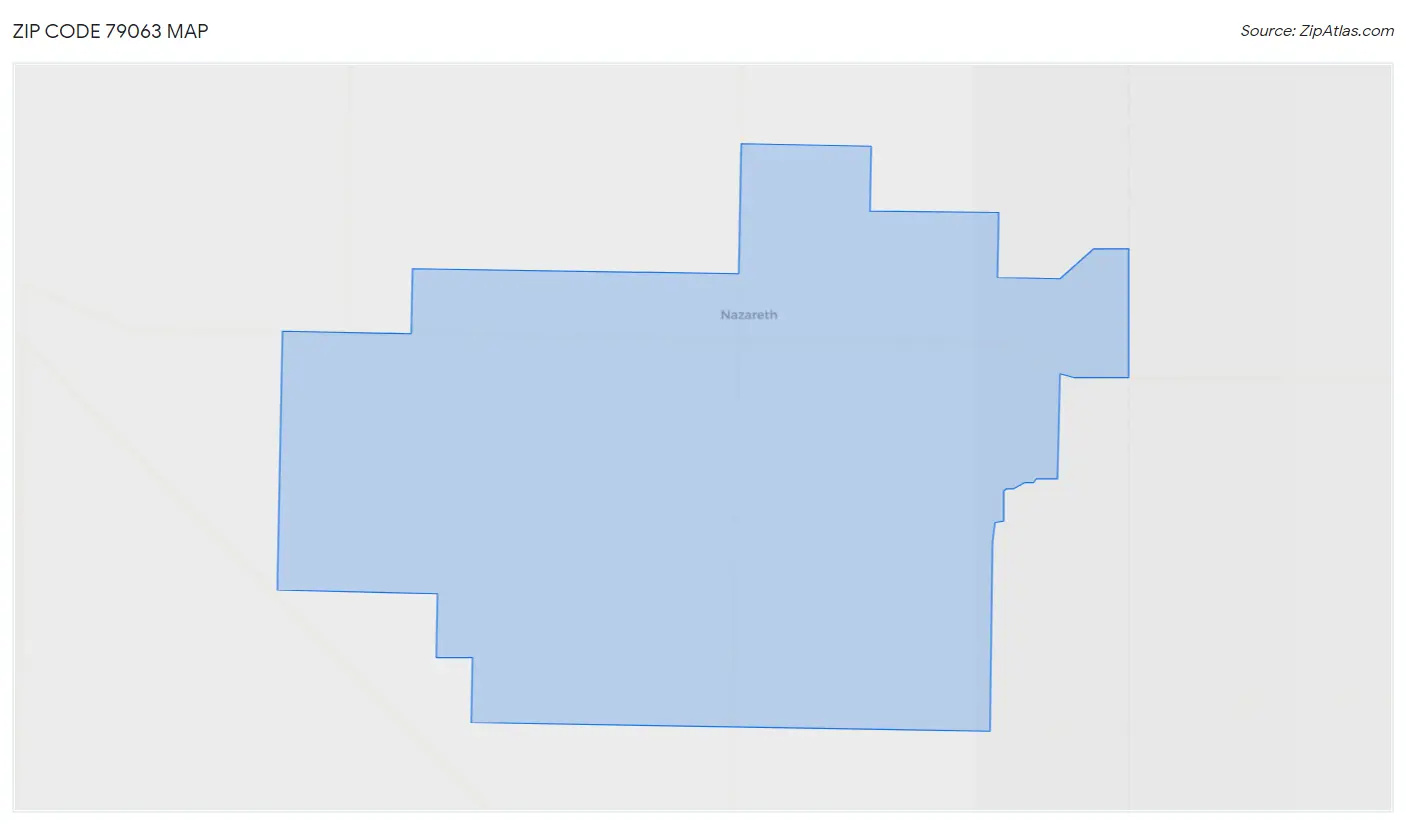 Zip Code 79063 Map